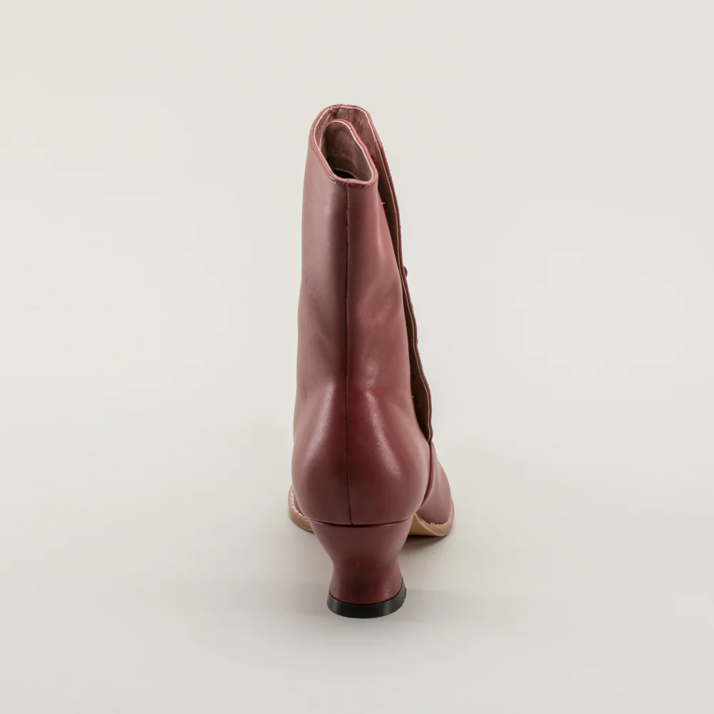 Tavistock Victorian Button Boots (Oxblood) - Image 7
