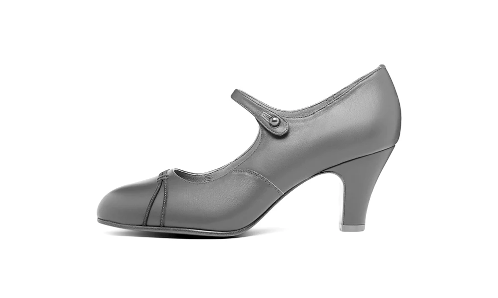 PRE-ORDER Vera 1920s Bar Shoes Wide (Caramel) - Image 5