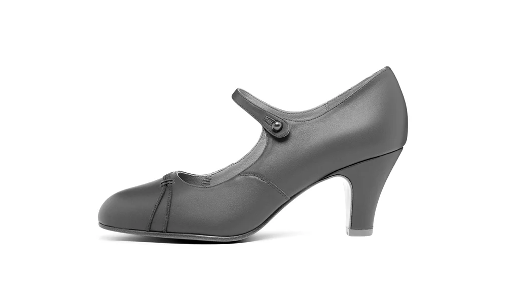 PRE-ORDER Vera 1920s Bar Shoes Wide (Chestnut) - Image 6