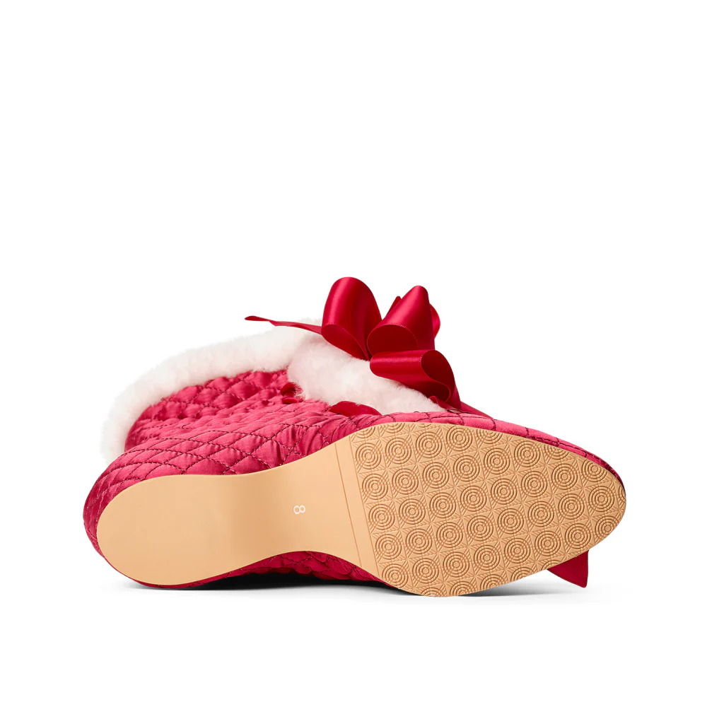 PRE-ORDER Victoria Carriage Boots (Red/Ivory) - Image 6
