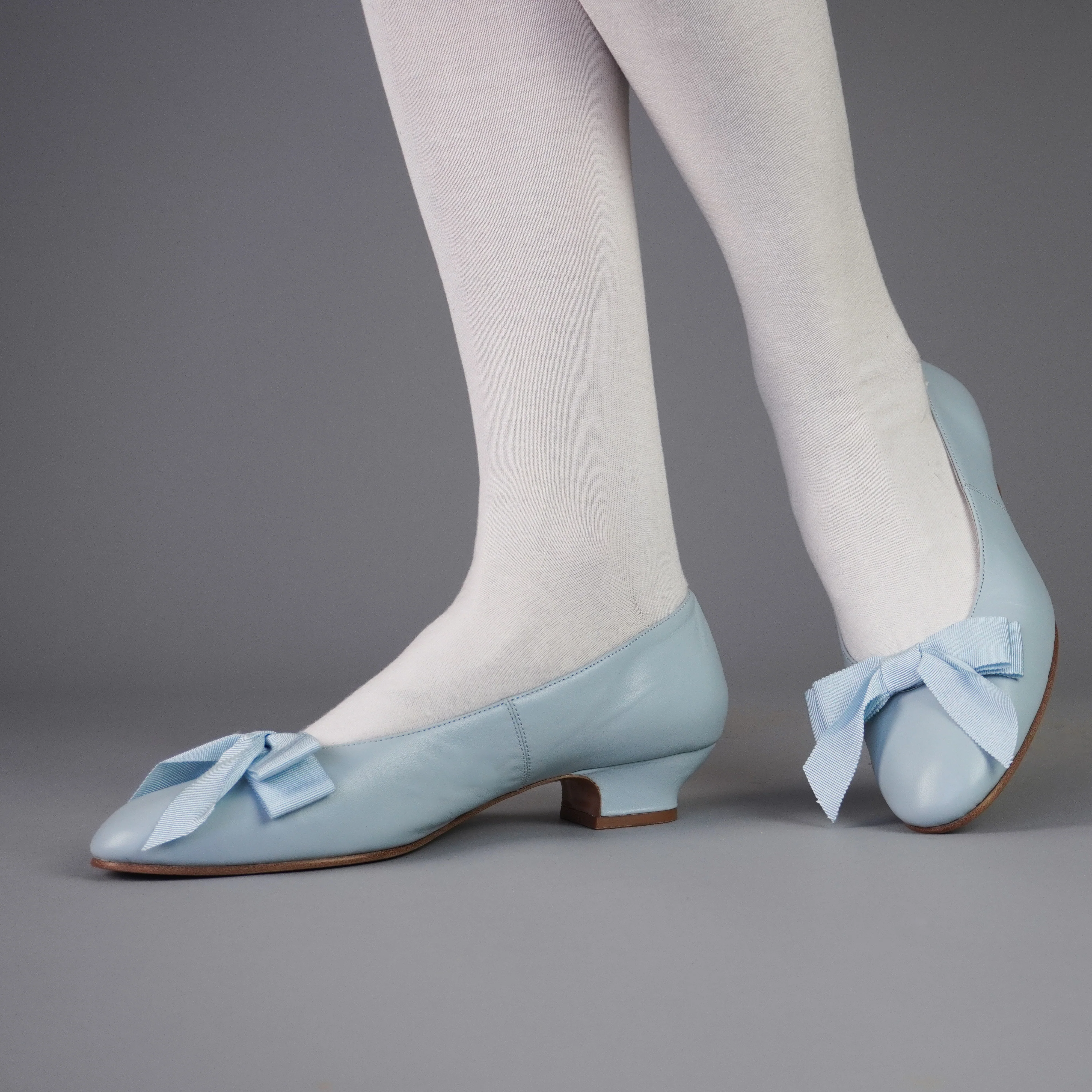 Waltz Edwardian Slipper (Pale Blue) - Image 2
