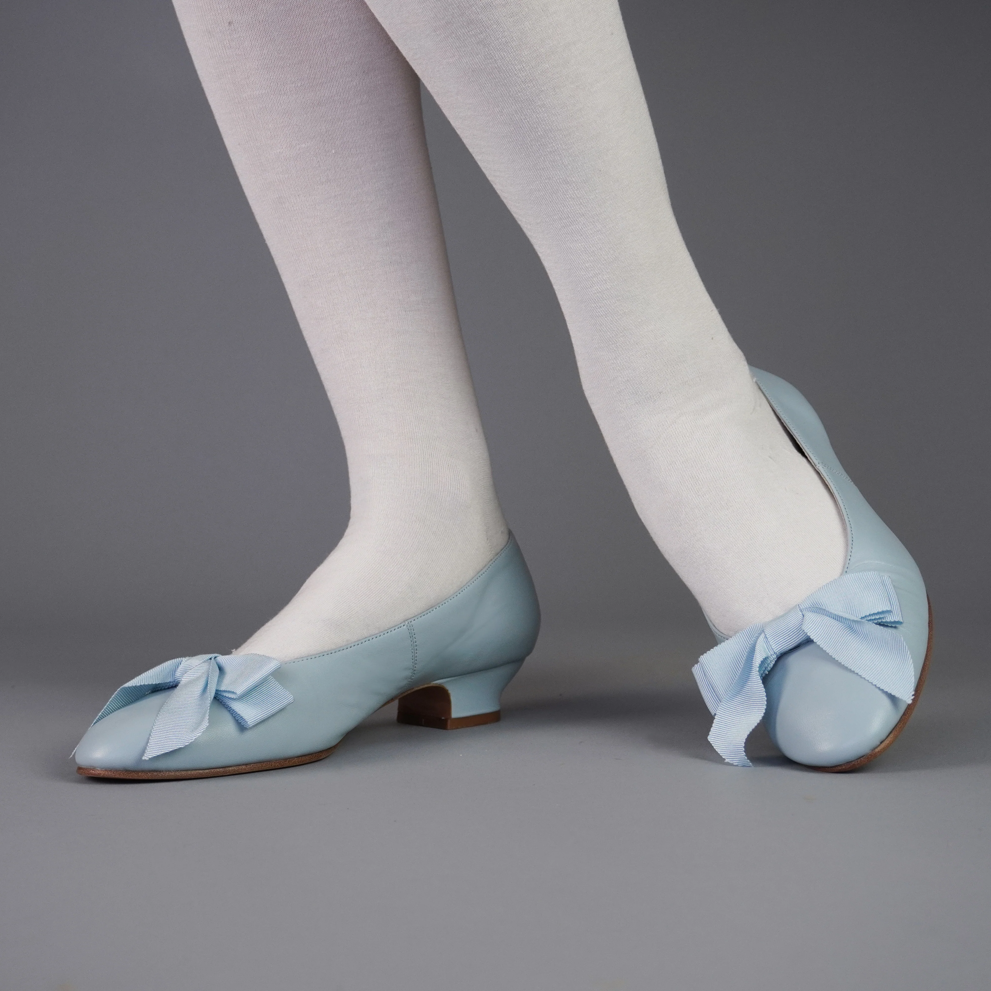 Waltz Edwardian Slipper (Pale Blue) - Image 3