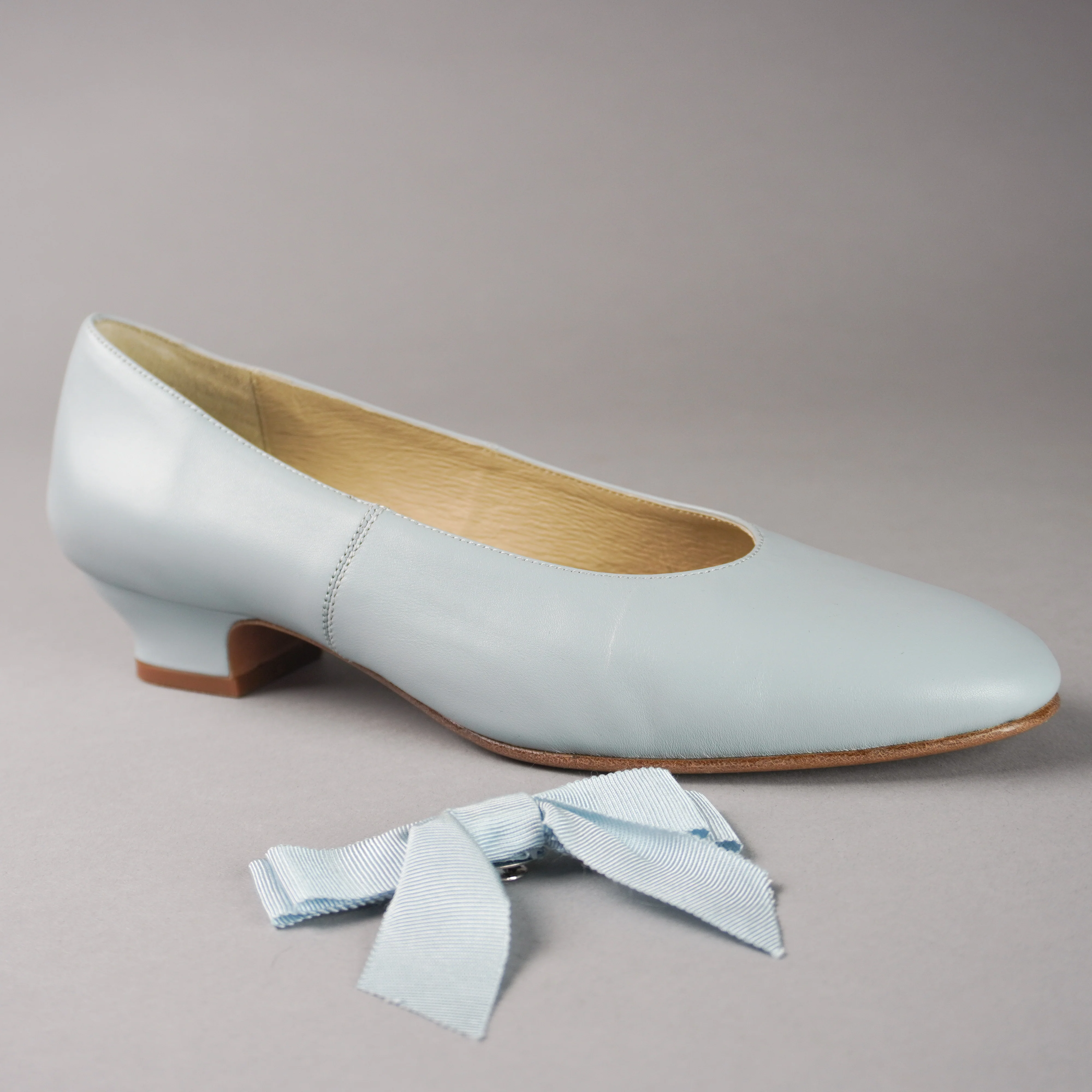 Waltz Edwardian Slipper (Pale Blue) - Image 5
