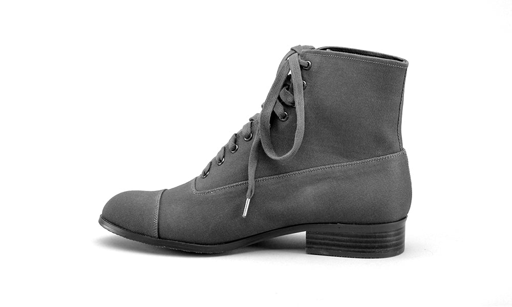 Watson Edwardian Lace-Up Boots (Moss Green) - Image 12