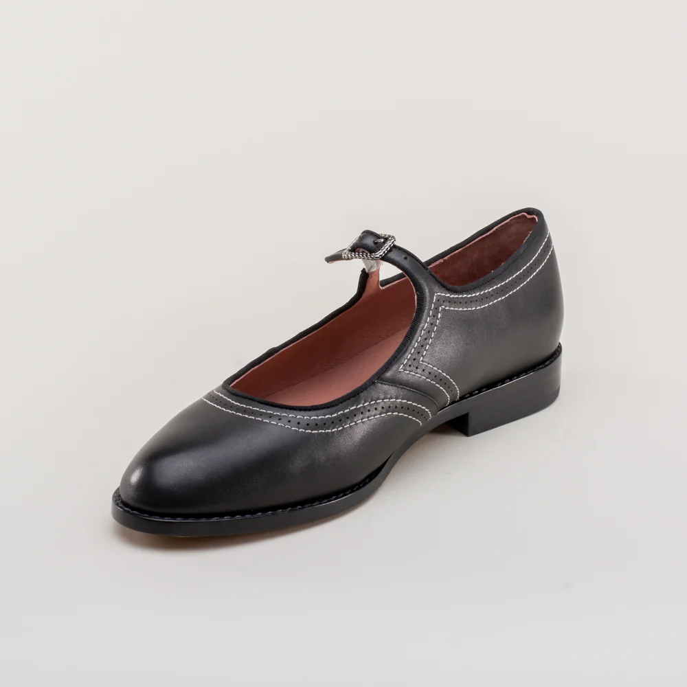 Wednesday Vintage Mary Jane Shoes (Black) - Image 11