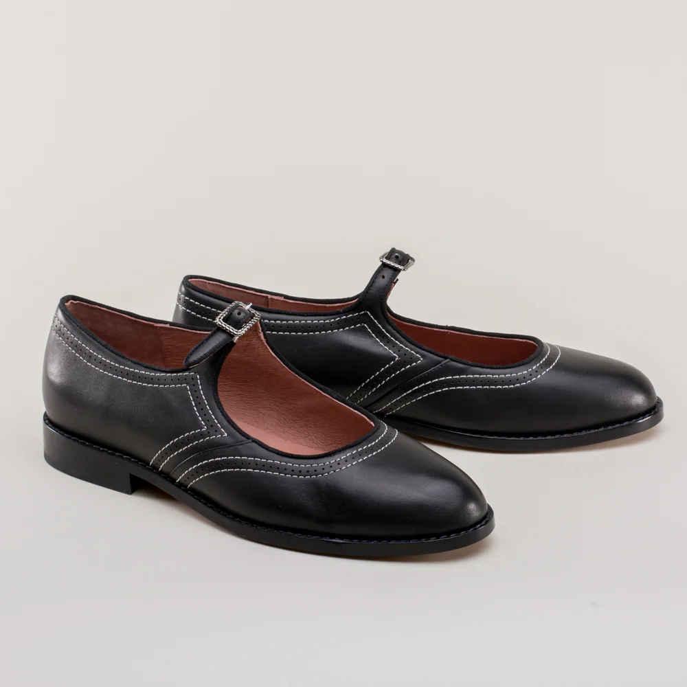 Wednesday Vintage Mary Jane Shoes (Black) - Image 4