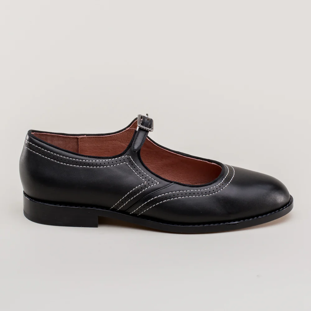 Wednesday Vintage Mary Jane Shoes (Black) - Image 6